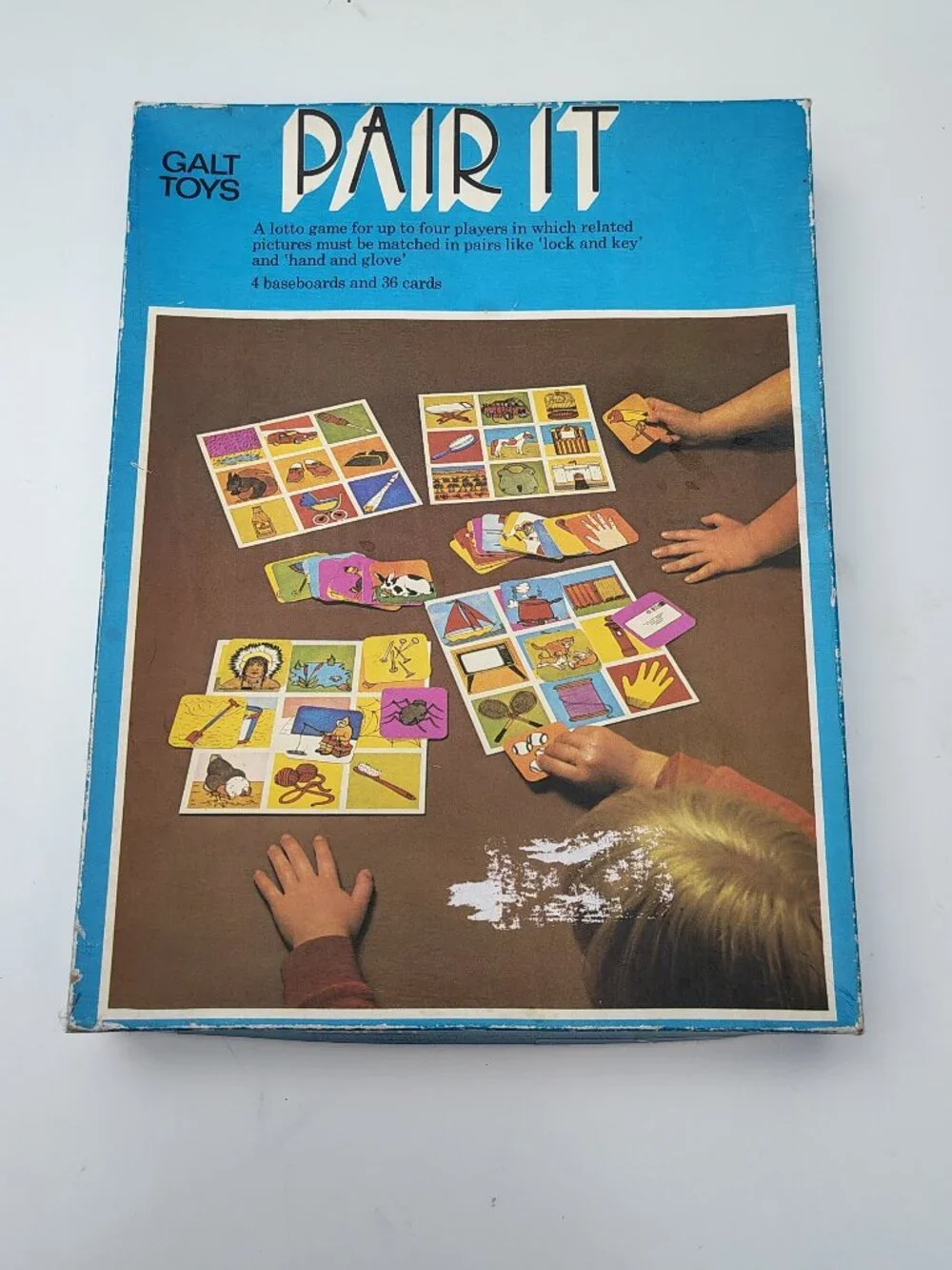 VTG Galt Toys Pair It Lotto Matching Game Kids Complete Reprinted Instructions